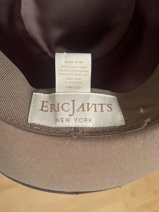 Eric Javits - Tan/Brown Wool Fedora Hat main image 5